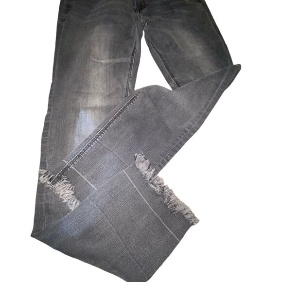 Madewell The Perfect Vintage Straight Jean in faded black size 25T - Picture 2 of 12